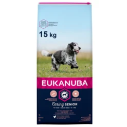 Eukanuba Caring Senior Medium Breed Kip Hondenvoer 15 Kg