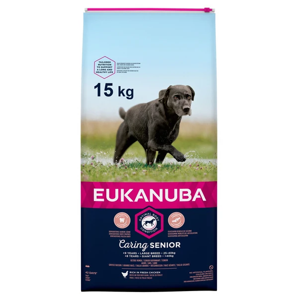 Eukanuba Caring Senior Large Breed Kip Hondenvoer 15 Kg 2 Eukanuba Caring Senior Large Breed Kip Hondenvoer 15 Kg - Afbeelding 2